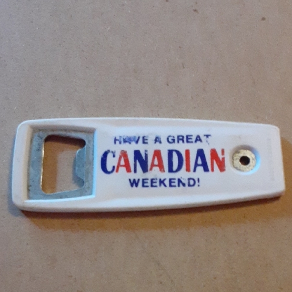 White Molson Canadian Bottle Opener BEER - Picture 6 of 6